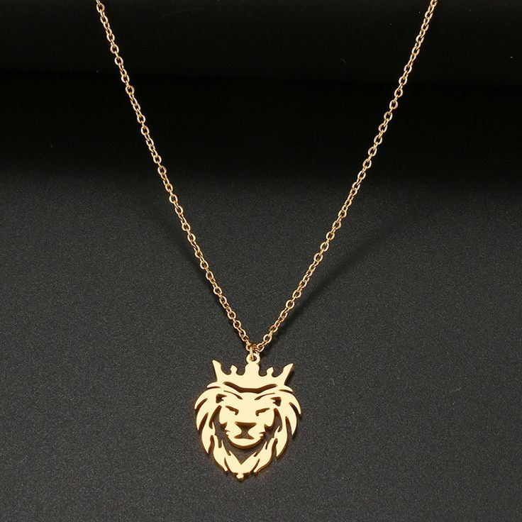 LION Pendant For Men's Golden