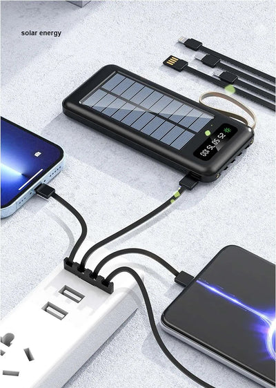 Q-TECH Q113 10000mAh Solar Charging Powerbank