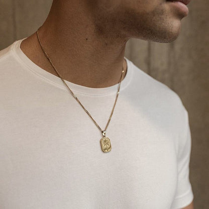 Palms Pendant Necklace New Design Men's Fashion