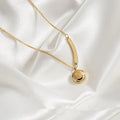 Has Been Smile gold Necklace