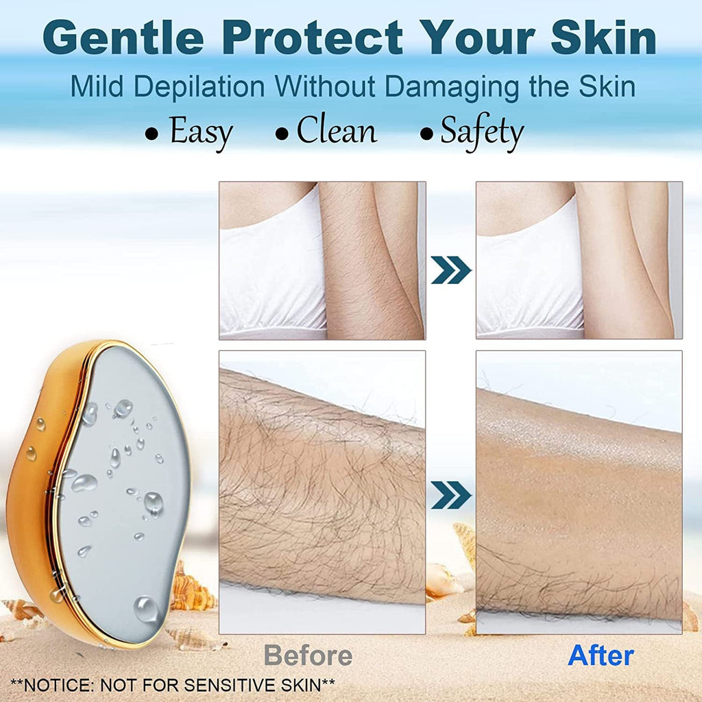 Women Crystal Painless Nano Epilator Physical Hair Remove Tool