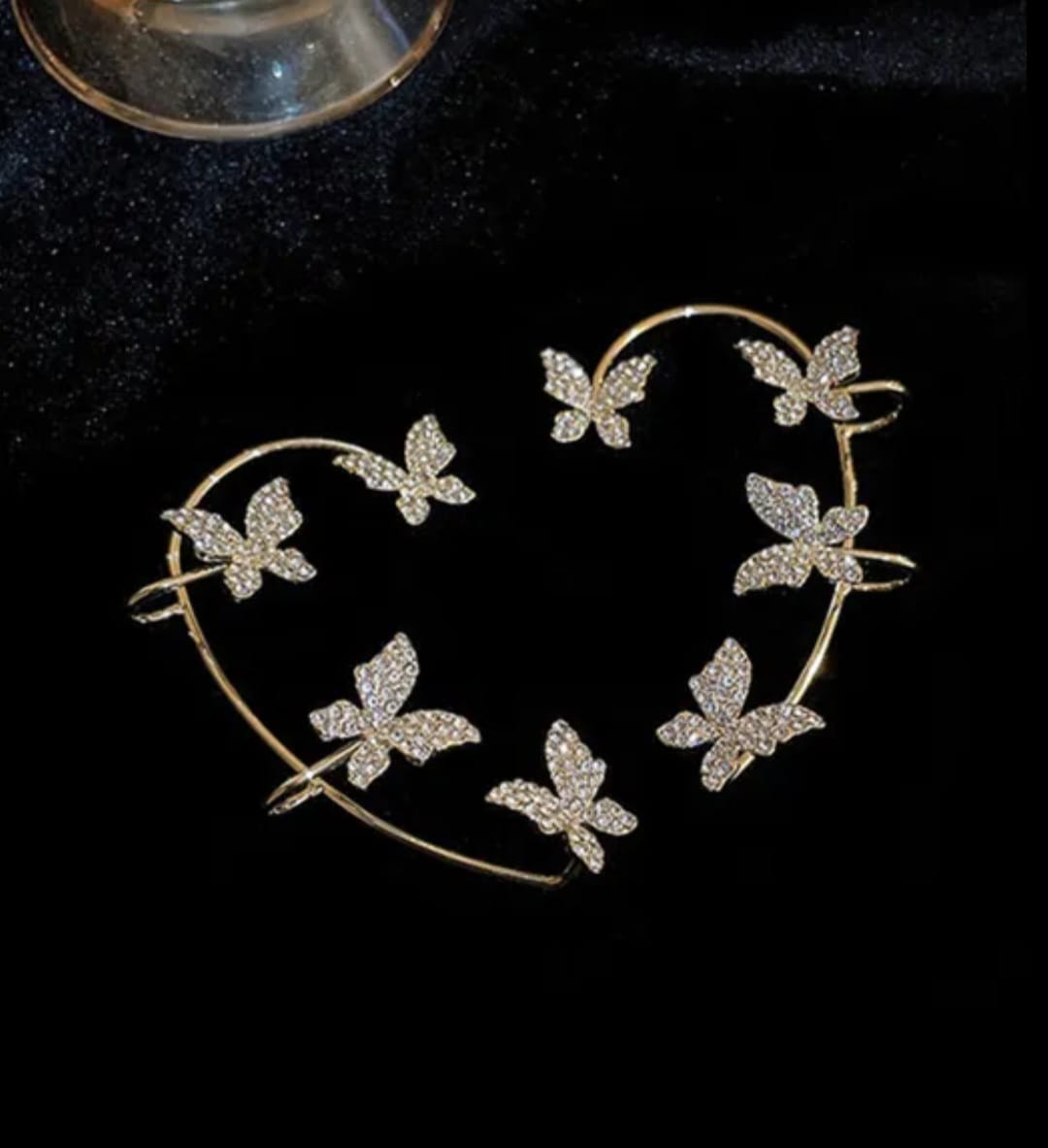 Trendy Earrings Golden