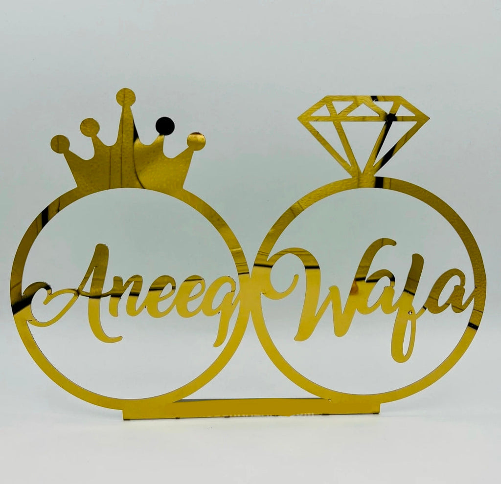 Customize Name Stand - 01 Golden