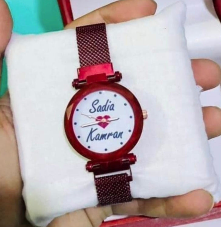 Customize Watch Red