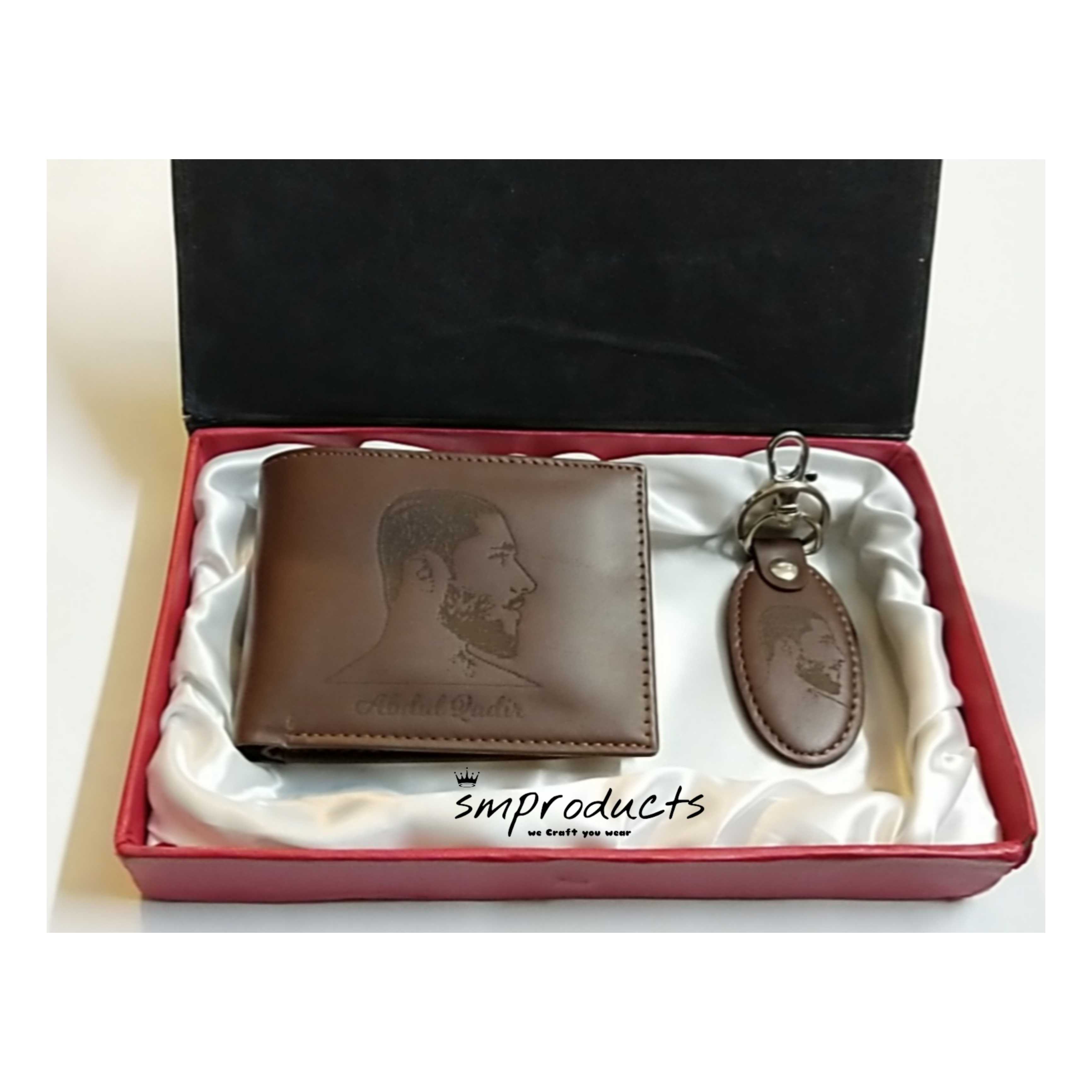 Wallet Keychain Brown