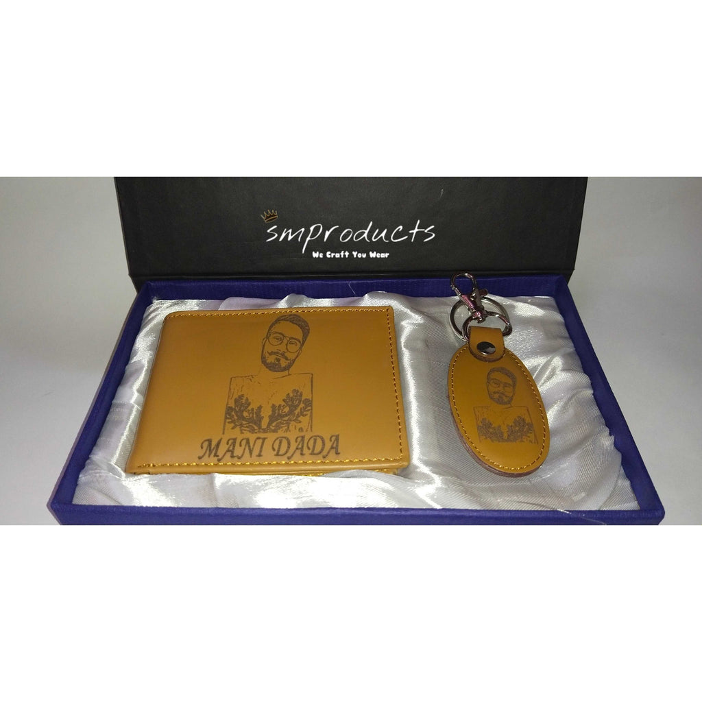 Wallet Keychain Camel