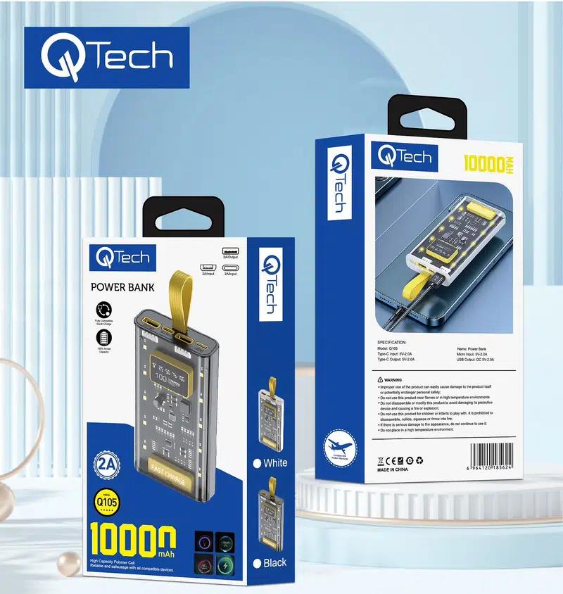 Q-Tech Power Bank Fast Charging (Premium Quality)