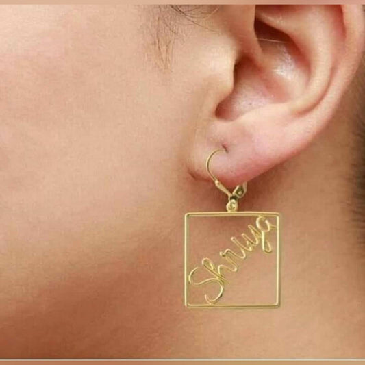 Name Earring- 04