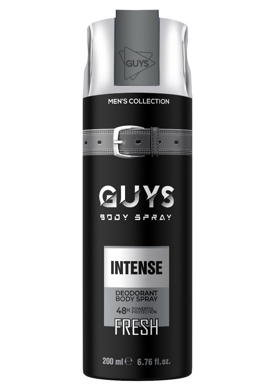 GUYS Deodorant Body Spray (Powered by Perfect) INTENSE Pack Of One