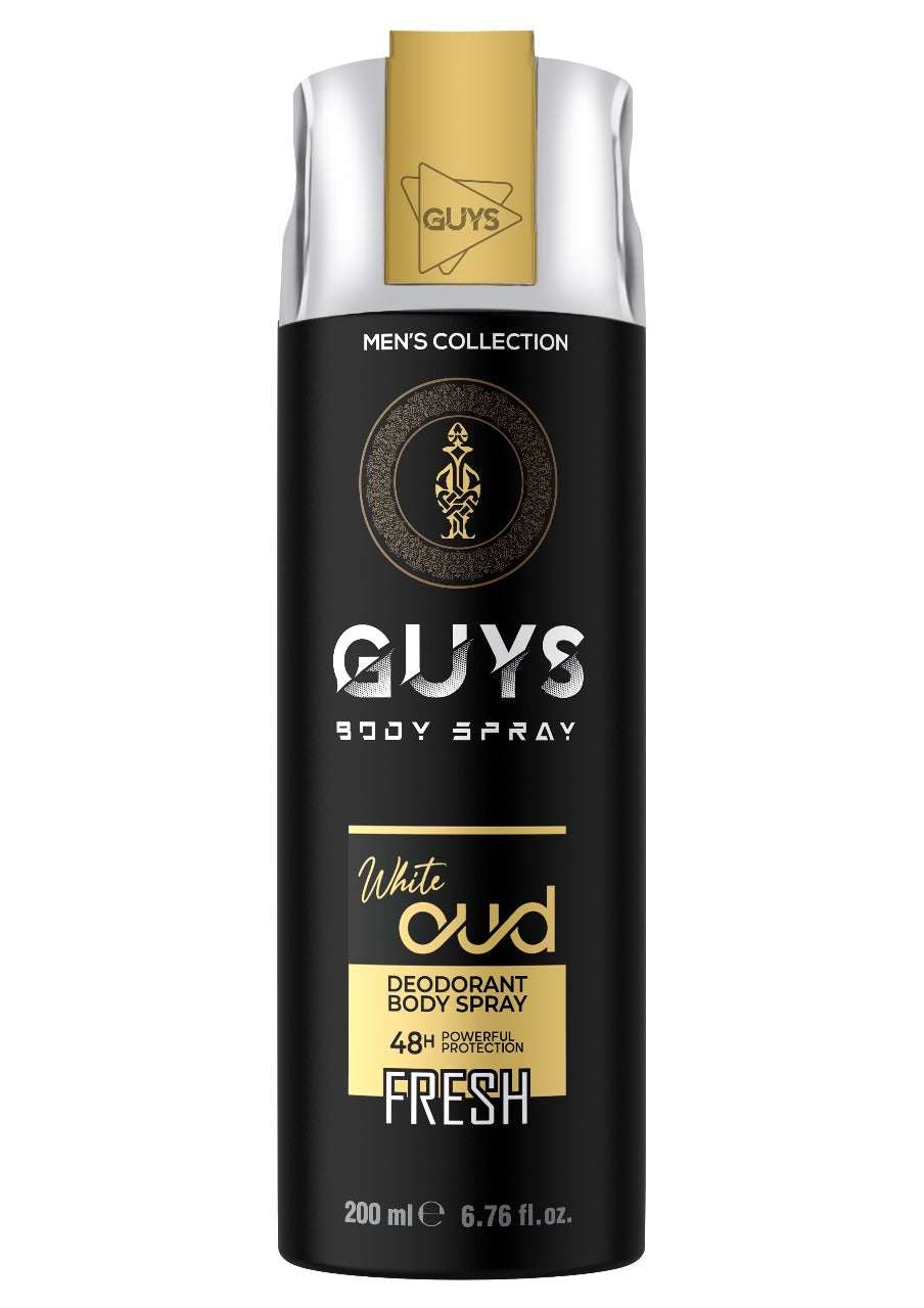 GUYS Deodorant Body Spray (Powered by Perfect) OUD Pack Of One