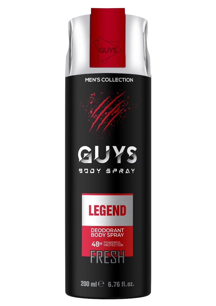 GUYS Deodorant Body Spray (Powered by Perfect) LEGEND Pack Of One