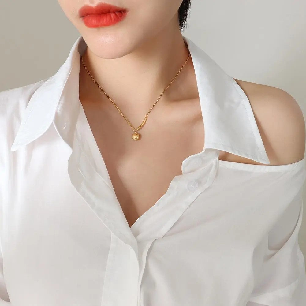 Has Been Smile silver Necklace