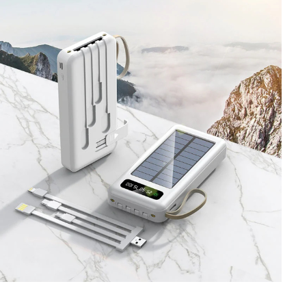 Q-TECH Q113 10000mAh Solar Charging Powerbank