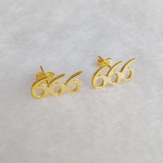 Custom Number Earring