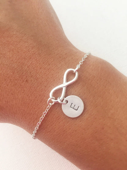 initial bracelet, personalised gift