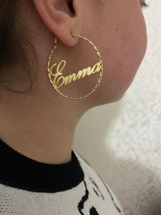 Name Earring , Personalized Earrings