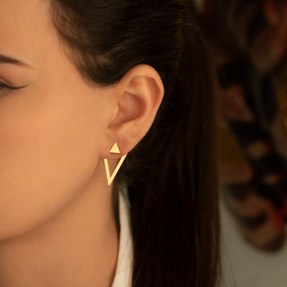 Right Triangle Earring