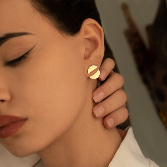 Circle Ear Jacket Earring