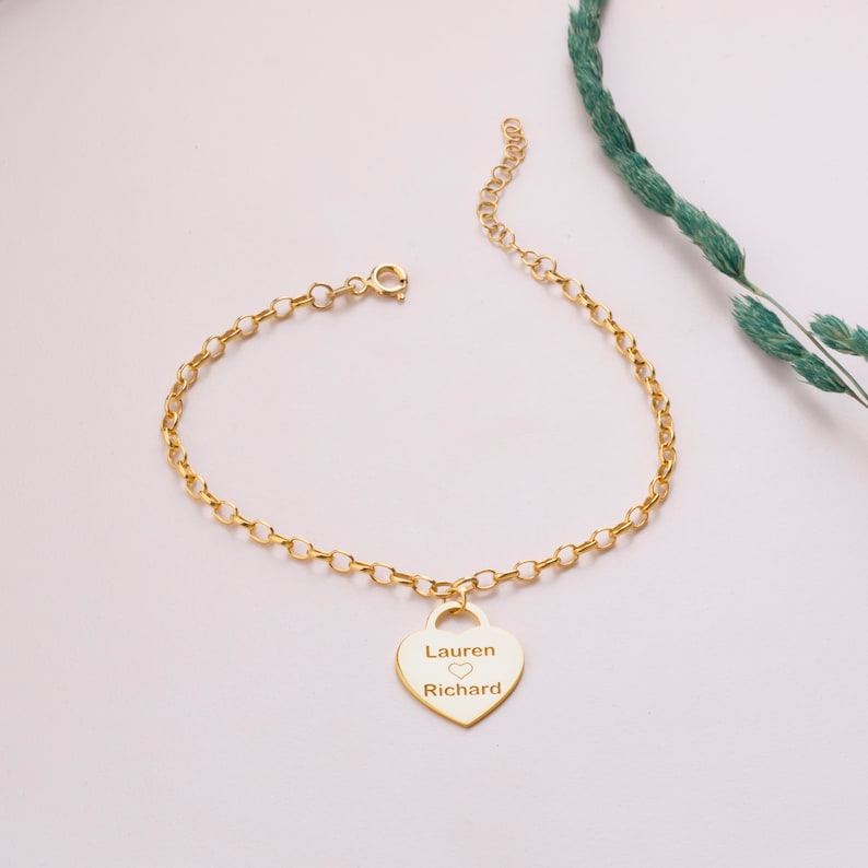 Heart Name Bracelet