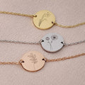 Personalized Birth Flower Bracelet