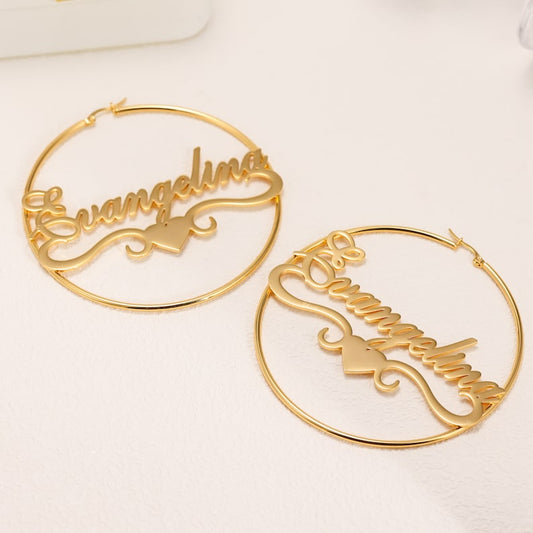 Personalized Name Earrings,