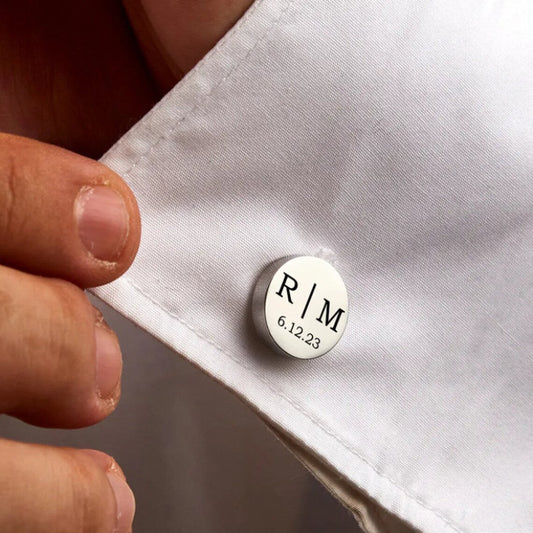 Personalized Cuff Links | Groomsmen CuffLinks | Wedding Gifts