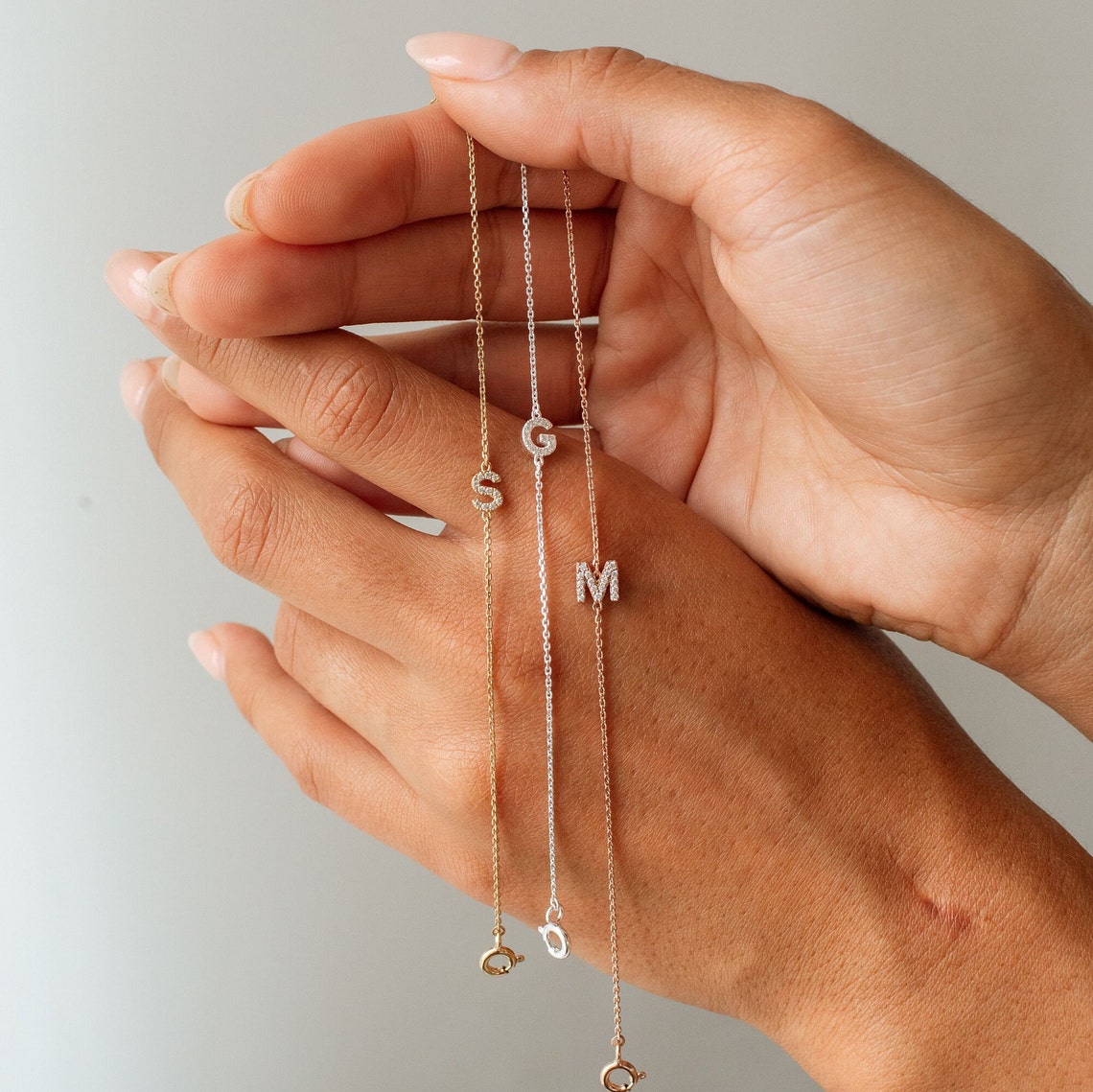 INITIAL ZIRCONIC BRACELET