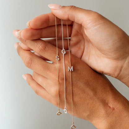 INITIAL ZIRCONIC BRACELET