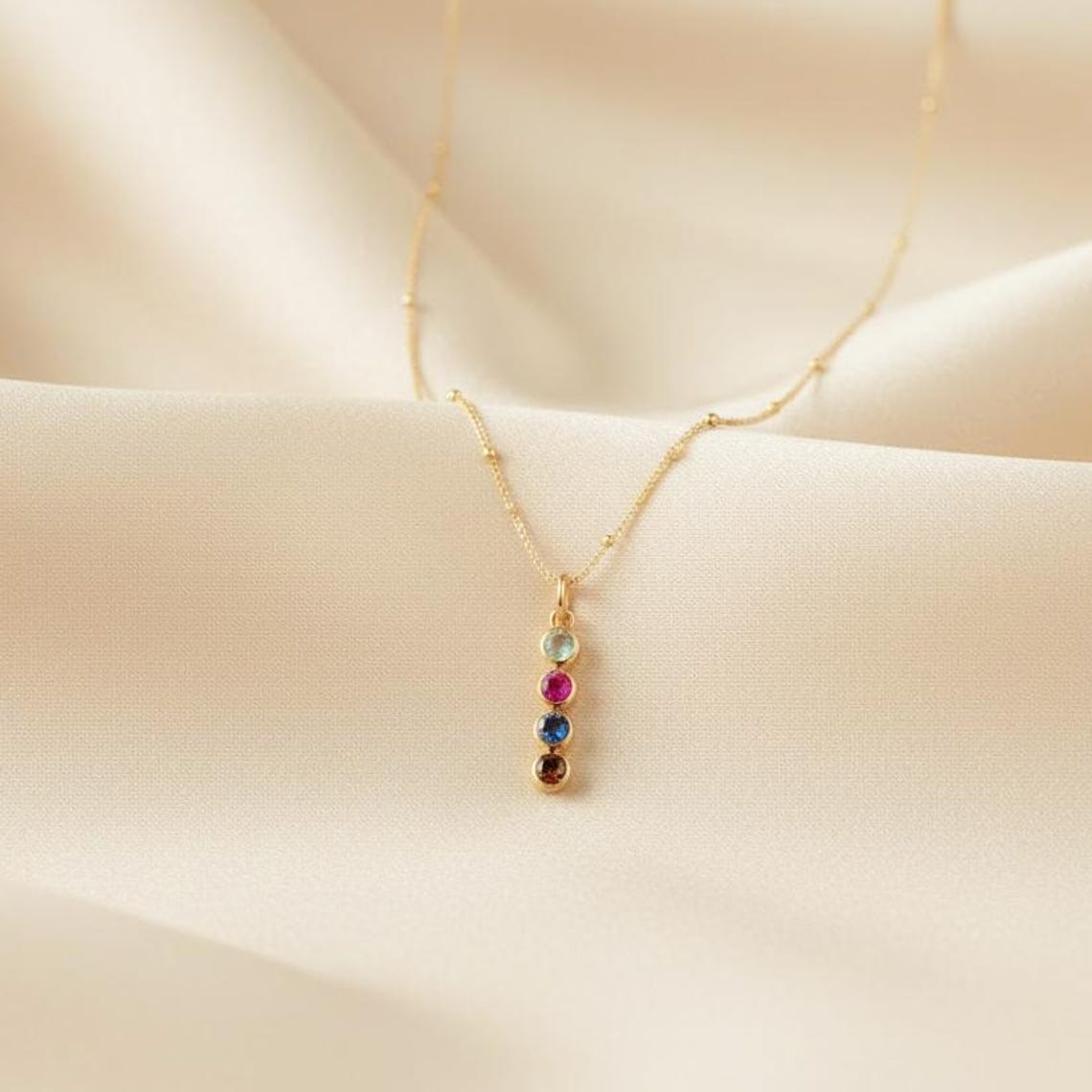 Birthstone Bar Necklace