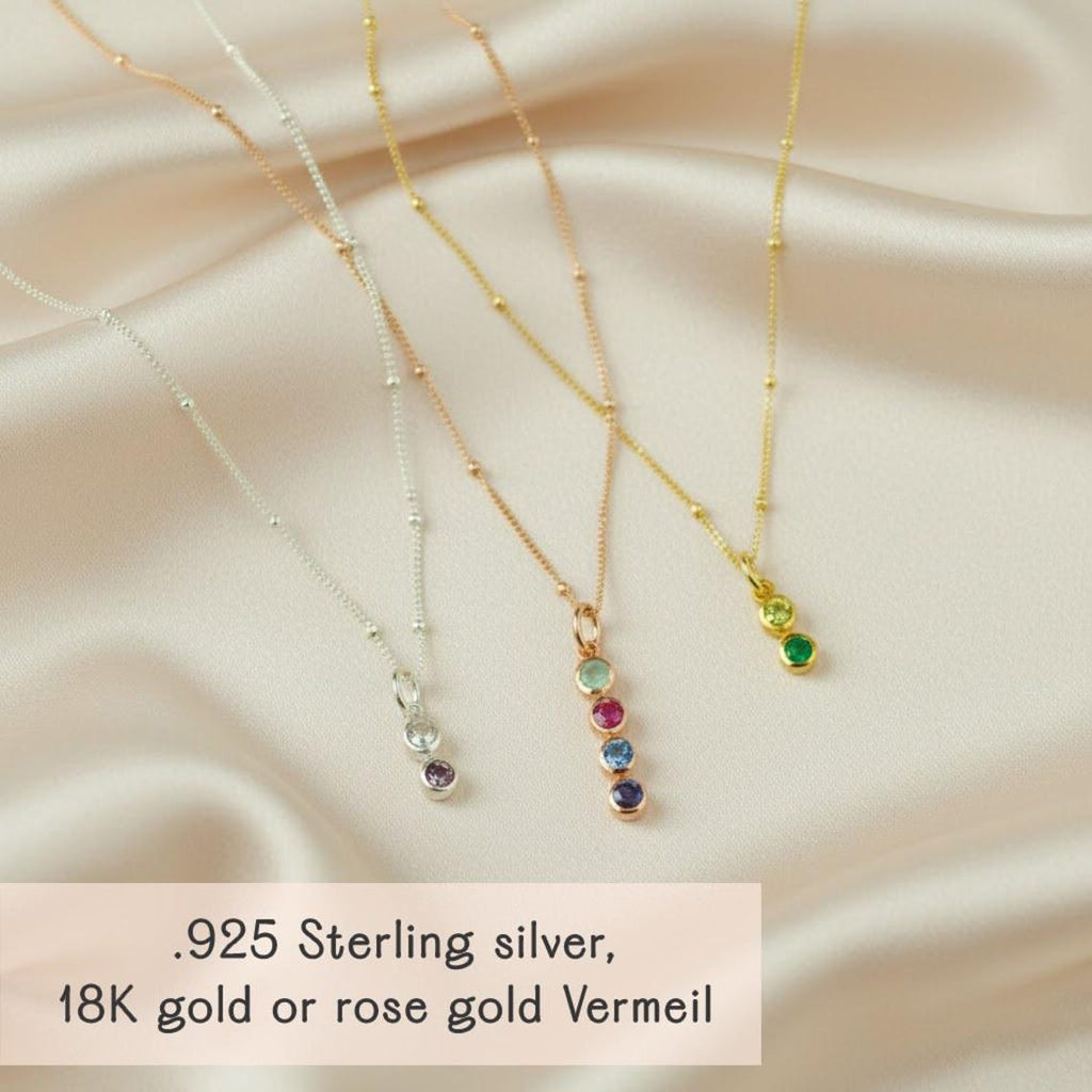 Birthstone Bar Necklace