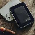 Personalized Lighter, Monogram Lighter, Best Man Gift, Black Lighter, Engraved Lighter, Custom Cigar Lighter, Gifts For Dad, Groomsman Gifts