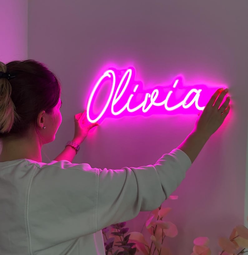 Custom Neon Sign | Neon Sign Art | Pink neon Sign | LED Neon Light