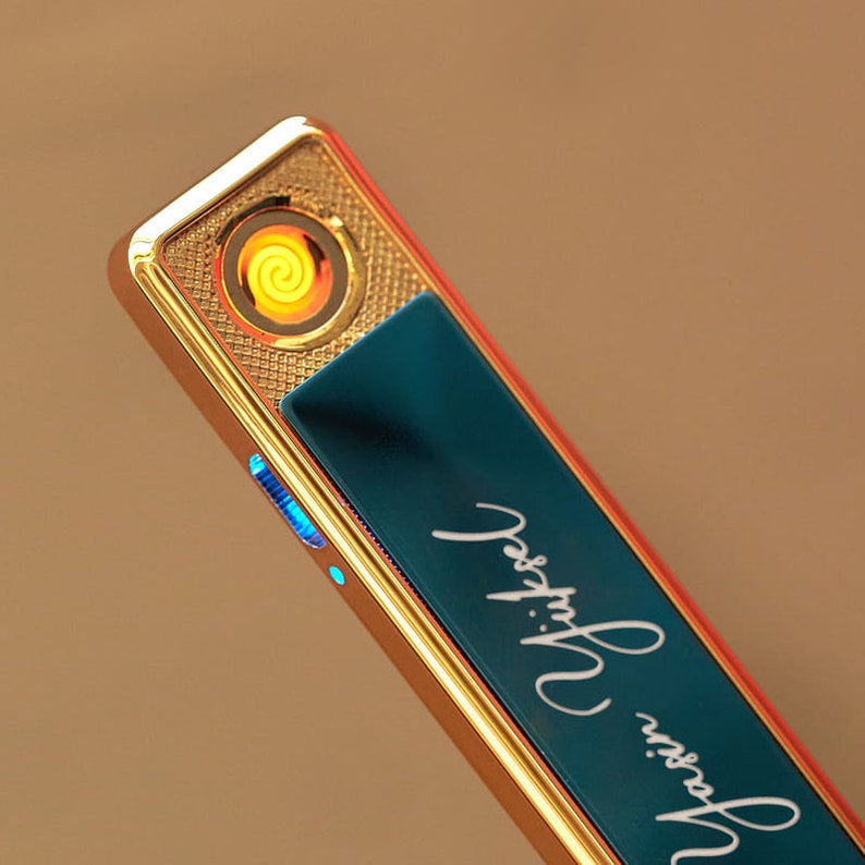 Personalized unique rechargeable lighters with personalized name printing