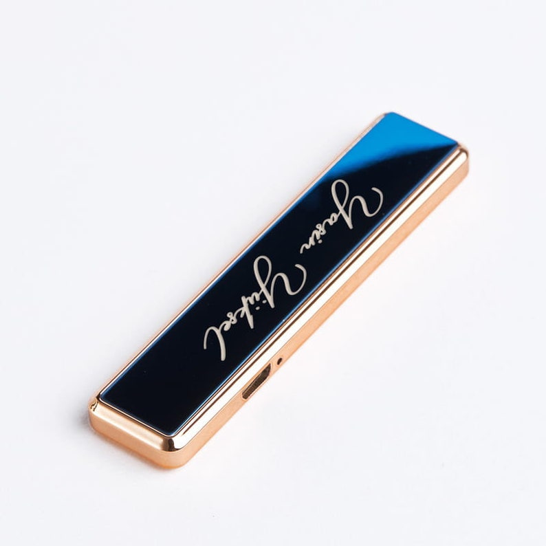 Personalized unique rechargeable lighters with personalized name printing