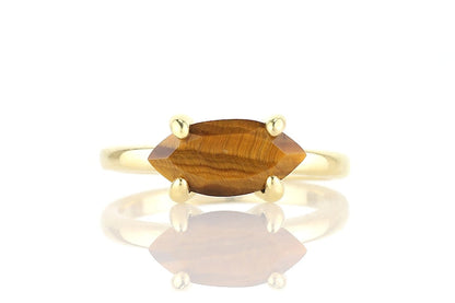 Tiger's Eye Cocktail Ring