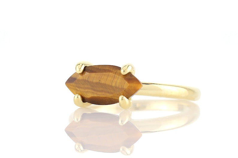 Tiger's Eye Cocktail Ring