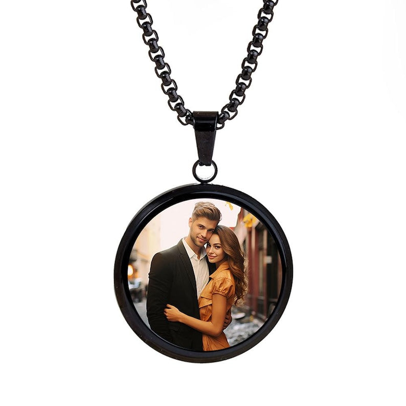 Heat-Activated Photo Necklace, Hidden Your Photo
