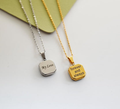 Heat-Activated Photo Necklace, Hidden Your Photo