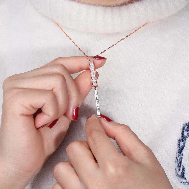 I Love You -Hidden Message Necklace