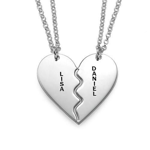 Heart Necklace for Couples