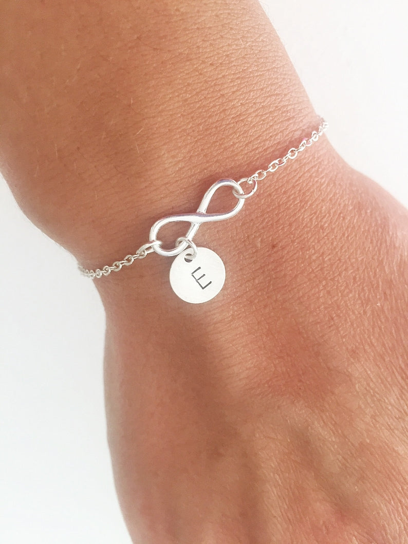 initial bracelet, personalised gift