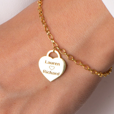 Heart Name Bracelet