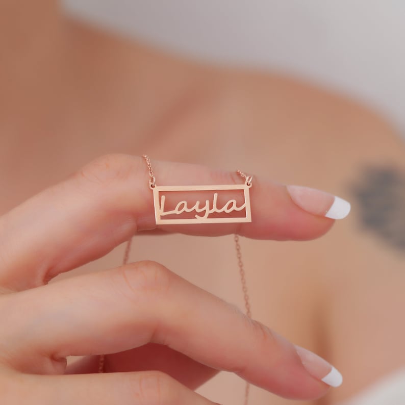 Personalized Name Necklace, Dainty Custom Jewelry